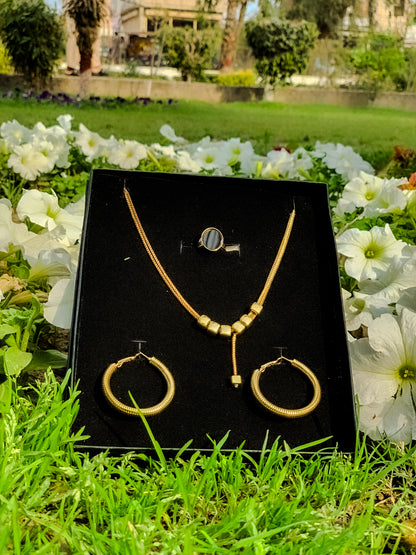 Premium Gold Jewelry Set – Comes in Gold & Silver